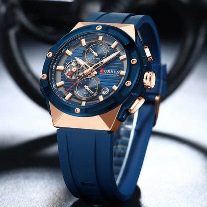 Original Man Quartz Watches Fashion Casual Luxury Sport Wrist  Leather Watch for Men