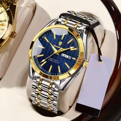 Luxury Fashion Business Wristwatches Stainless Steel Strap
