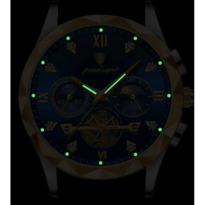 Original Chronograph Waterproof Luminous Quartz Stainless Steel Watches