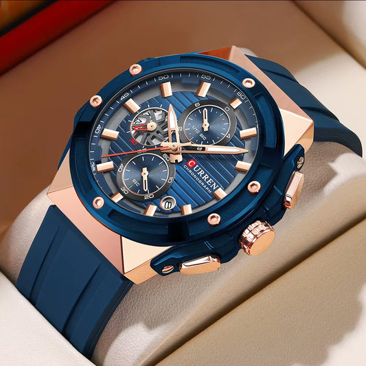 Original Man Quartz Watches Fashion Casual Luxury Sport Wrist  Leather Watch for Men